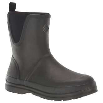 The Original Muck Boot Company Pull On Mid Rubber Mens Mid Calf Boots - Black - Size:UK 10