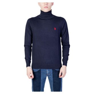 U.S.Polo Association U.s. Polo Assn., Truien & Vesten, Heren, Blauw, S, Katoen, Dolcevita Uomo Trui