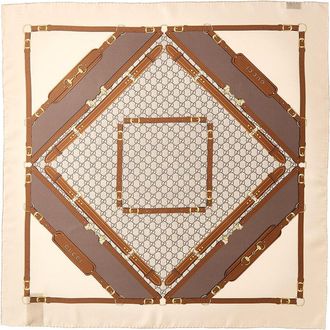 Gucci Printed Silk Twill Carre