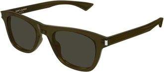 Saint Laurent 879 Zonnebrillen - Heren - Zonnebrillen - Bruin - 45 MM - Accessoires