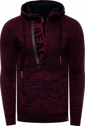 Rusty Neal 1/2 Zip Chunky Slim Fit Hoodie