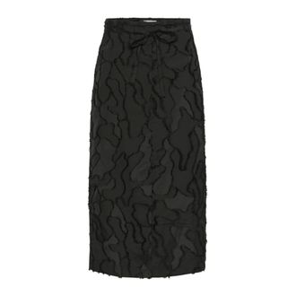 Soaked In Luxury Rokken, Dames, Zwart, XL, Midi Rokken