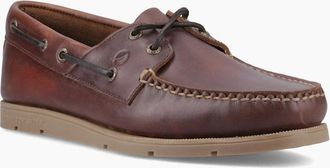 Sperry Top-Sider Mens Sperry Oakland 2 Eye Leather Mens Chest Boat Shoes - Brown - Size: 11