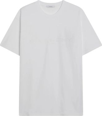 Givenchy Regular Fit T-shirt - Heren - T-shirts - Wit - L - Katoen - Tops