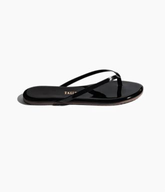 Tkees Womens Lily Glosses Flip Flops In Licorice