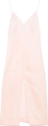 Khaite Tully midi dress - women - Silk - 4 - Pink
