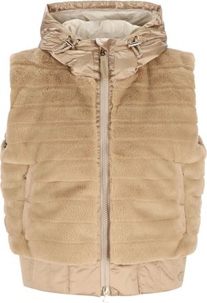Bogner Bodywarmer met capuchon - Beige