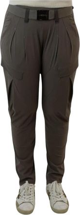 High Slim-fit Broek - Dames - Slim Fit Broeken - Grijs - S - Broeken