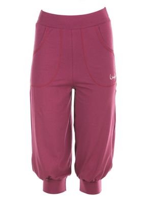 Winshape Sporthose WINSHAPE WBE12, Damen, Gr. XL, Normalgr&ouml;ssen, lila (berry love), 90% Baumwolle, 10% Elasthan, Hosen Sporthose, 3/4-Trainingshose