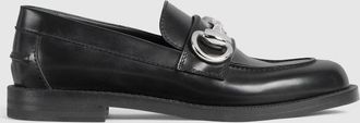 Gucci Womens Boulevard Loafer, Black, Leather