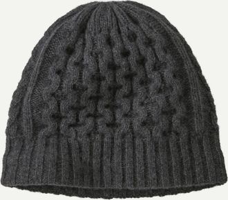 Patagonia Unisex Coastal Cable Beanie In Noble Grey