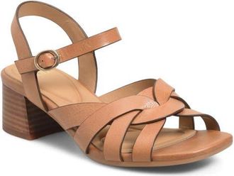 S&ouml;fft Lindsey Ankle Strap Sandal in Luggage at Nordstrom, Size 7.5