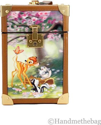 Kate Spade New York Kate Spade X Disney Bambi 3D Trunk Printed PVC Top Handle Clutch Womens Handbag