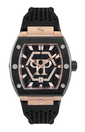 Philipp Plein The Hexagon Phantom Mens Black Watch PWPUA0124 - One Size