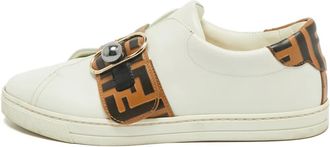 Fendi Sneakers Pearland con fibbia - Bianco