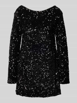 Gina Tricot Minikleid mit Paillettenbesatz Modell Loose Seqiun in Black, Gr&ouml;&szlig;e S
