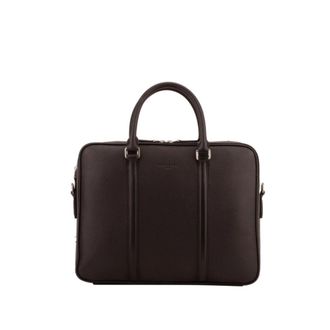 Pourchet Ethan Documenthouder - Heren - Laptoptassen - Bruin - ONE Size - Leer - Tassen