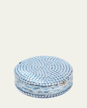 Judith Leiber Macaron Crystal Pillbox