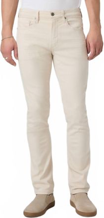 Paige Transcend Federal Slim Straight Jean In Sea Shell