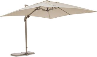 BIZZOTTO Premium Ampelschirm Saragozza 300 x 300 cm Sandfarben