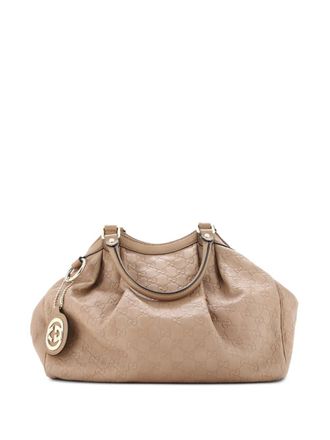 Gucci Sukey Guccissima Leather Medium tote bag - Neutrals