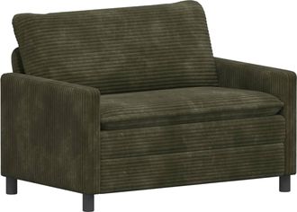 vidaXL Sof&aacute; Verde 126 X 81 X 87,5 Cm Poli&eacute;ster Vidaxl