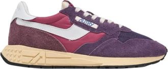 Autry Reelwind Low - Heren - Sneakers - Paars - 36 EU - Katoen - Schoenen