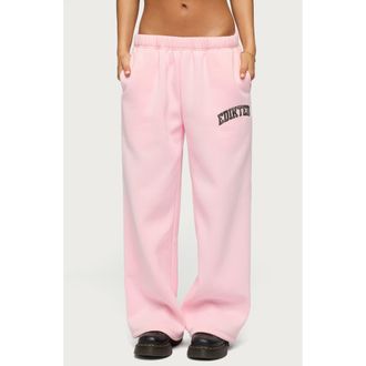 Edikted Camo Crush Sweatpants in Light-Pink at Nordstrom, Size X-Large