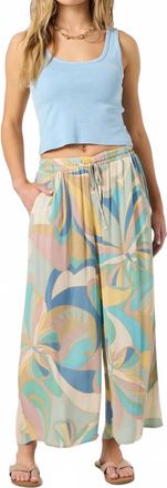 O'Neill Rosalie Butterfly Pant In Beige