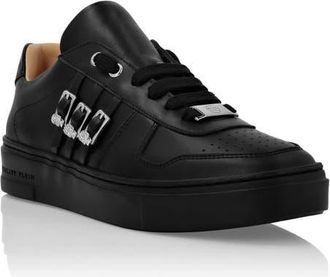 Philipp Plein Low-Top Sneakers Skull Logo Women in Black/black at Nordstrom, Size 36