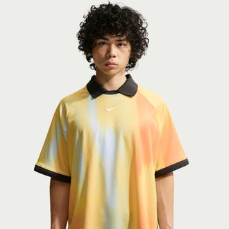 Nike Mens Nike SB Sunset Dri-FIT Jacquard Skate Jersey in Brown | IR8699-795