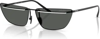 Prada Sunglasses, unisex, Black, Size: 64 MM Prc52S Sunglasses