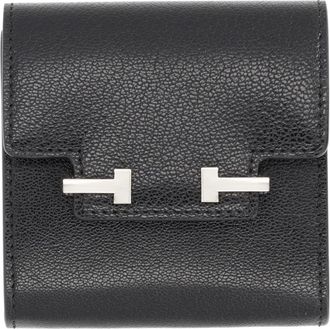 Tom Ford Wallets & Cardholders, female, Black, Size: ONE SIZE Supple Grain Leather Zipped Card Holder