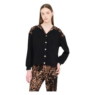 Liu Jo Hoodies - female - Liu Jo - Cardigans - Black - M - Knitwear