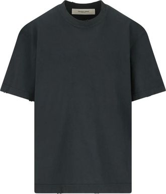 Golden Goose Camiseta con logo invertido en la espalda - Jersey Capsule - Tops - Hombre - Negro - M