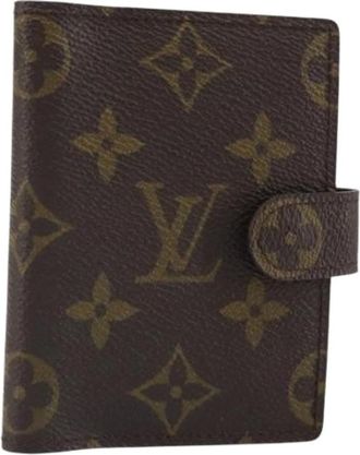 Louis Vuitton Pre-owned Wallets, female, Brown, Size: ONE SIZE Pre-owned Day Planner Cover