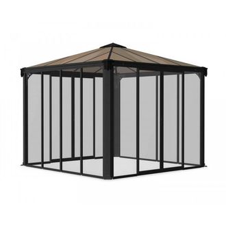 Palram Gazebo Ledro 3000 Closed - L295 x W295 x H276 cm - Grey
