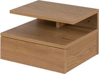 Norrwood home24 mooved Nachtkommode Ronkeli MDF Wildeiche Dekor Modern 35x23x32 cm (BxHxT)