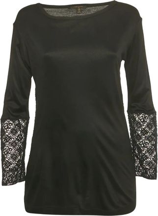 Louis Vuitton Top in pizzo - Nero
