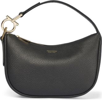 Ferragamo Top Handle Bag - Dames - Handtassen - Zwart - ONE Size - Leer - Tassen