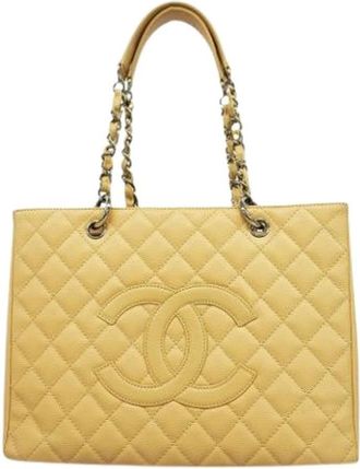 Chanel Bolso Tote Vintage Pre-owned - Pre-owned - Mujer - Beige - ONE SIZE