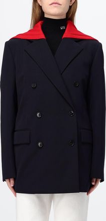 Loewe Cappotto doppiopetto in lana al ginocchio con collo alla marinara