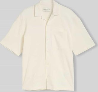 Tom Tailor Denim Regular Fit Freizeithemd aus Baumwoll-Mix in Offwhite, Gr&ouml;&szlig;e XXL