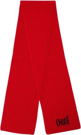 Chlo&eacute; Accessoires, unisex, Rood, ONE Size, Winter Scarves
