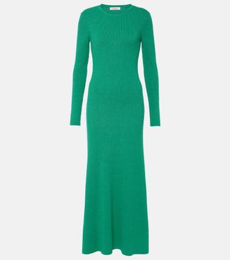 Valentino Abito midi in bouclé di seta