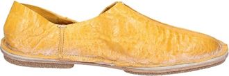 Moma Leren loafers - Dames - Loafers - Geel - 37 EU - Leer - Schoenen