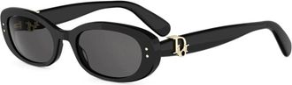 Dior Gafas de sol ovaladas Oblique B1I - Accessories - unisex - Negro - ONE SIZE