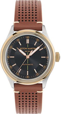 Aston Martin Timeless Ts1 Mens Brown Watch MTTS1S604 Leather - One Size