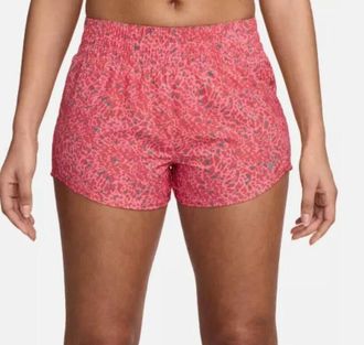 Nike One Shorts Womens Dri-FIT Brief-Lined Elastic Waist Active SRT177