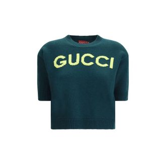 Gucci Bicolor Wool Womens Sweatshirt